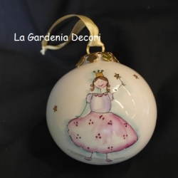 Pallina di Natale  principessa